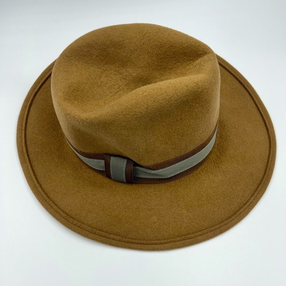 Hat Attack Tan Wool Fedora Hat - image 3